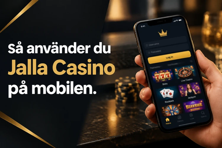 Så använder du Jalla Casino på mobilen