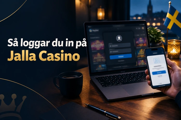 Så loggar du in på Jalla Casino